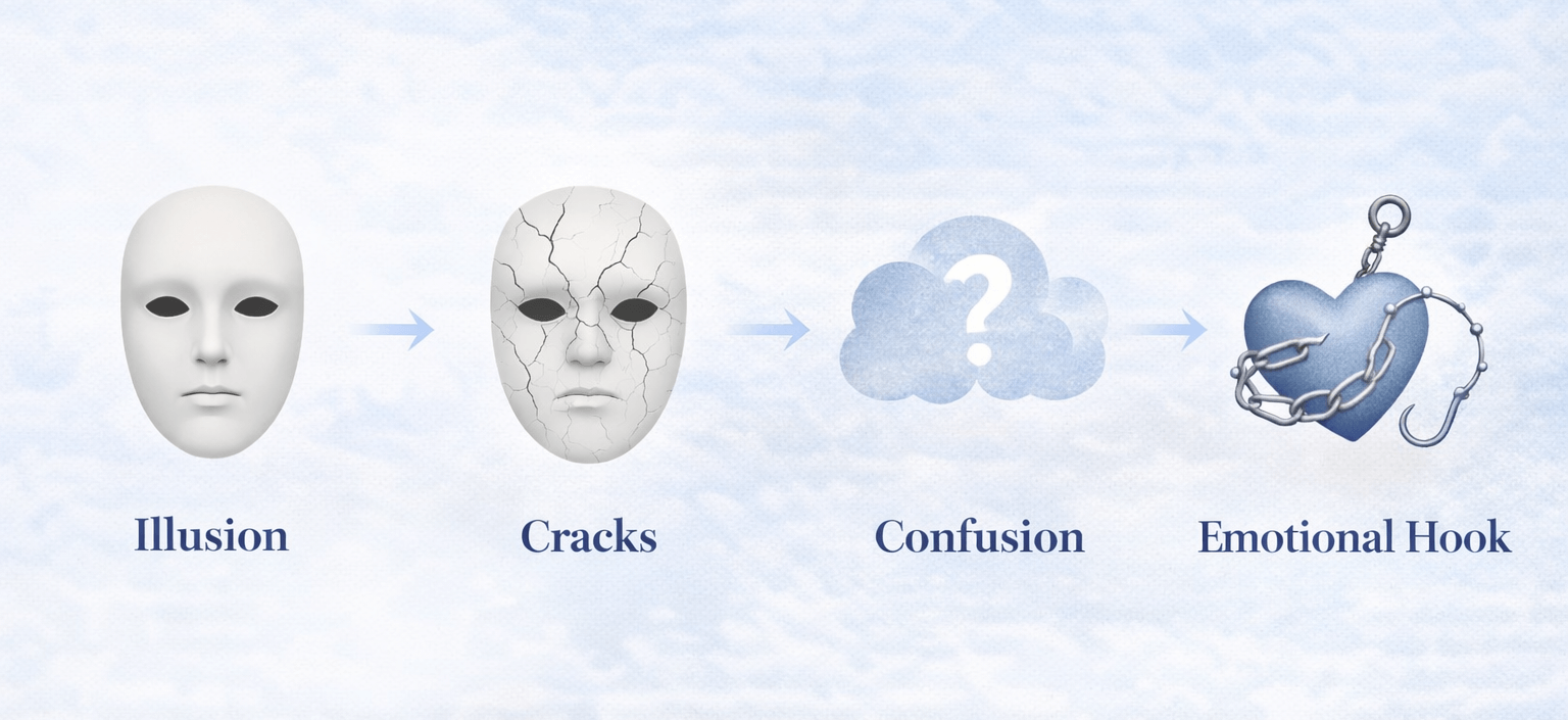 Illusion Cracks Confusion Emotional Hook Illusion Cracks Confusion Emotional Hook